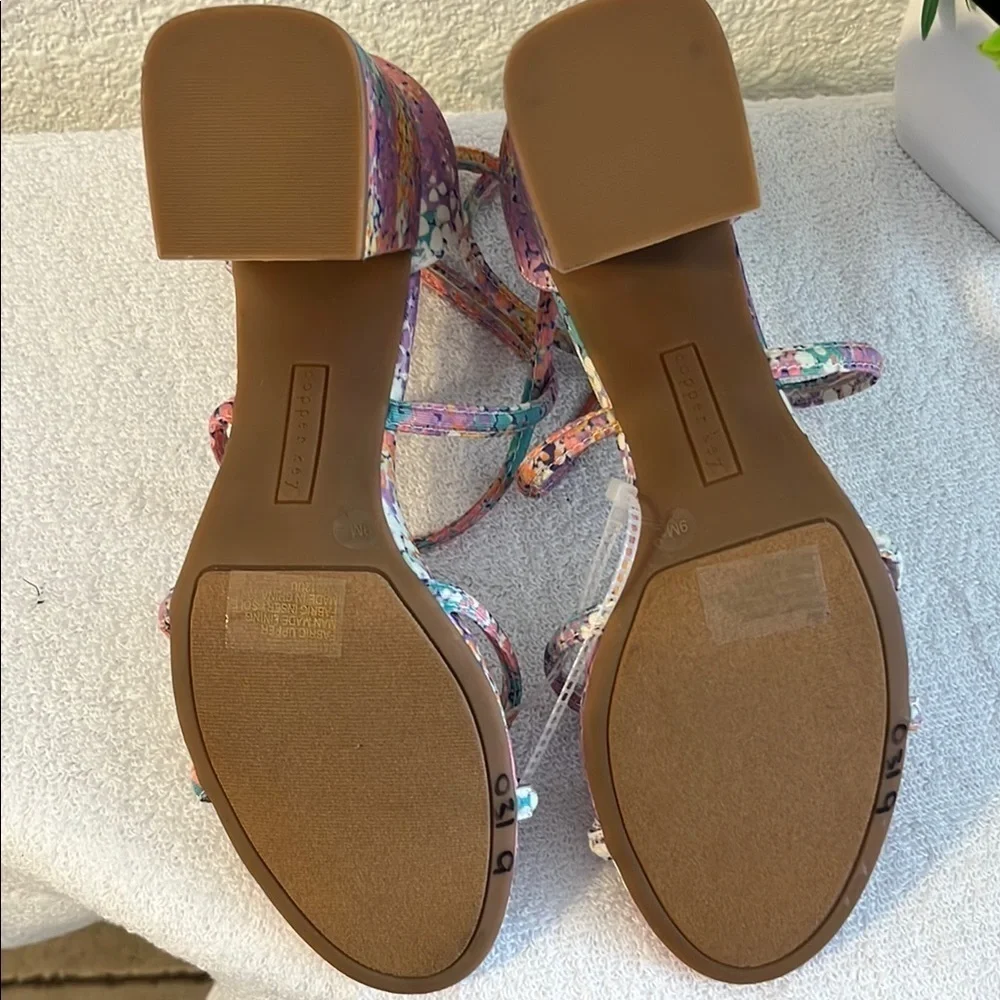 Colorful Strappy Women's Sandals